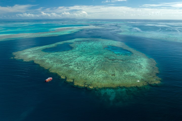 a view of a body of water